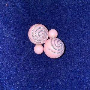 Double sided earrings 🌸🌸